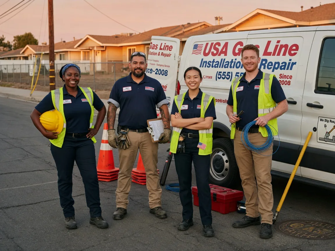 Gas Line Installation company in French Camp, MS